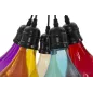 Lampa wisząca OKLAHOMA 5-punktowa 40x135 cm (szkło Ø 3,5 cm)